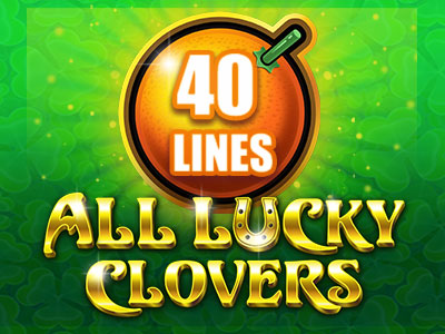 Next level of gaming experience is presented in slot All Lucky Clovers. The game includes fourmodes which can be played anytime: play with 5, 20, 40 or 100 lines. The layout of the reelsfor 5 and 20 lines is 5x3. The layout for 40 and 100 l